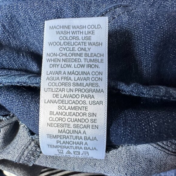 Time and Tru Women's XXL Size 20 Pull On Denim Capri Jeans Relaxed Fit Stretch - Picture 7 of 7